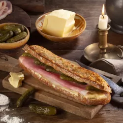 Restaurant l'étape sandwich jambon-beurre Puy du fou